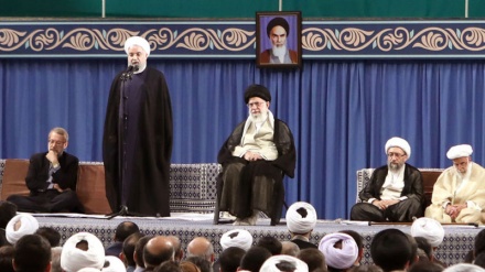 ローハーニー大統領、「イランの戦略的な忍耐力が、核合意離脱をめぐるアメリカの悪しき陰謀を打破」