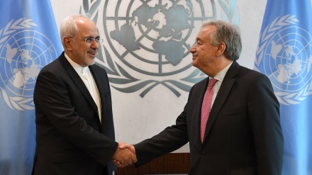 Zarif takohet me Guterres
