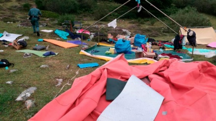 Rescatan a 500 menores en campamentos de Asturias y Castilla y León por las tormentas