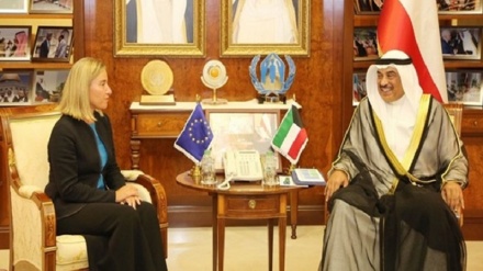 دیدار مسؤول سیاست خارجی اروپا با وزیر خارجه کویت