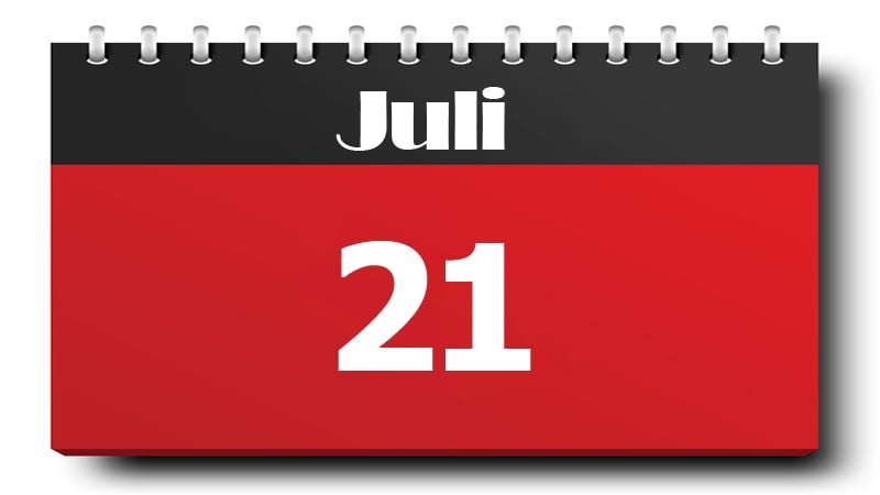21 Juli 2019