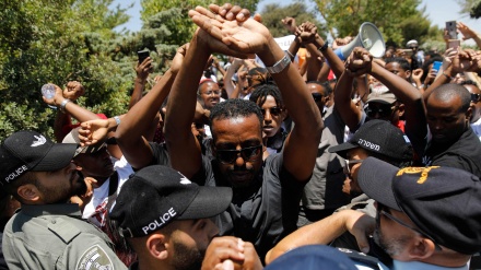 Berdemo di Knesset, Yahudi Falasha Protes Rasisme Zionis