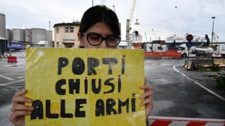 Camp Darby contro traffico di armi dai porti e aeroporti italiani verso zone di guerra