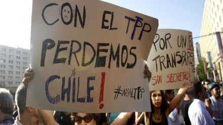 Miles de chilenos rechazan tratado de libre comercio transpacífico+Video