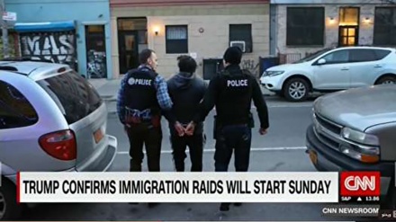 アメリカ各地で、不法移民一斉摘発が開始（動画）
