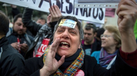 Los sin techo protestan en Madrid