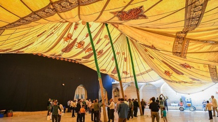 İmom Huseyn(ə)-i əzodorəti xeymə bərpo kardey - Ğom