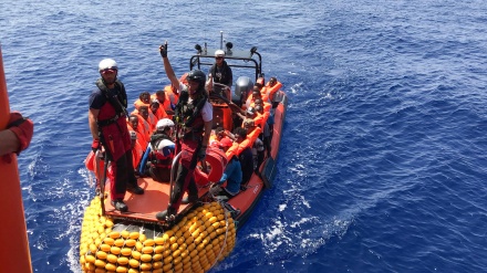 Shpëtimi i emigrantëve në detin Mesdhe 