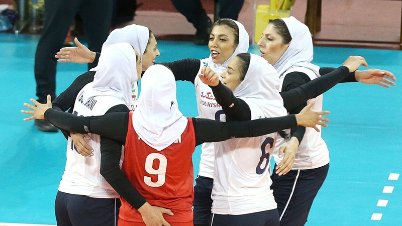 Tim bola voli putri Iran (dok)