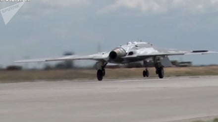 Rusia mostró el primer vuelo de su poderoso dron de combate “Ojotnik”+Video