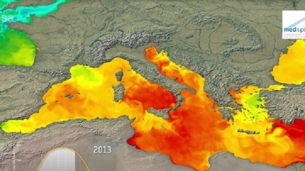 Ondate di calore nel Mediterraneo profondo, +2 gradi