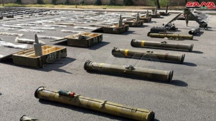 Hallan gran cantidad de armas de terroristas en el sur de Siria