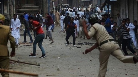 カシミール地方の抗議者に対するインド軍の襲撃で、６人が負傷