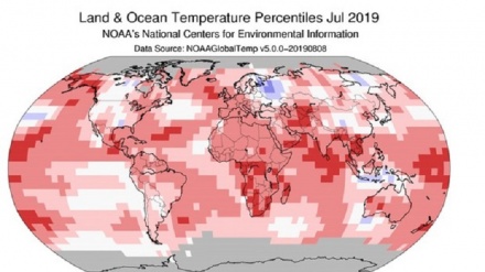 Luglio 2019 il mese più caldo da 140 anni