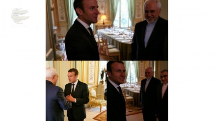 Reunión de Zarif y Macron; el JCPOA no es renegociable 