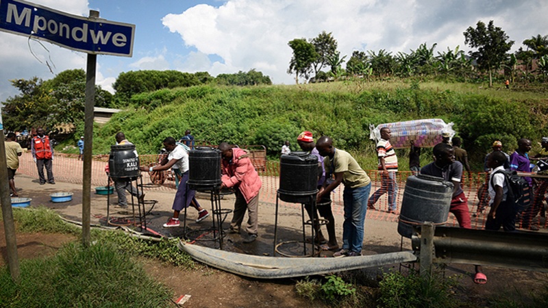 Eneo la mpakani la Mpondwe, kati ya DRC na Uganda