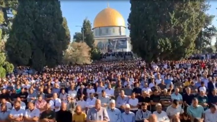 Shalat Idul Adha di Kompleks al-Aqsa