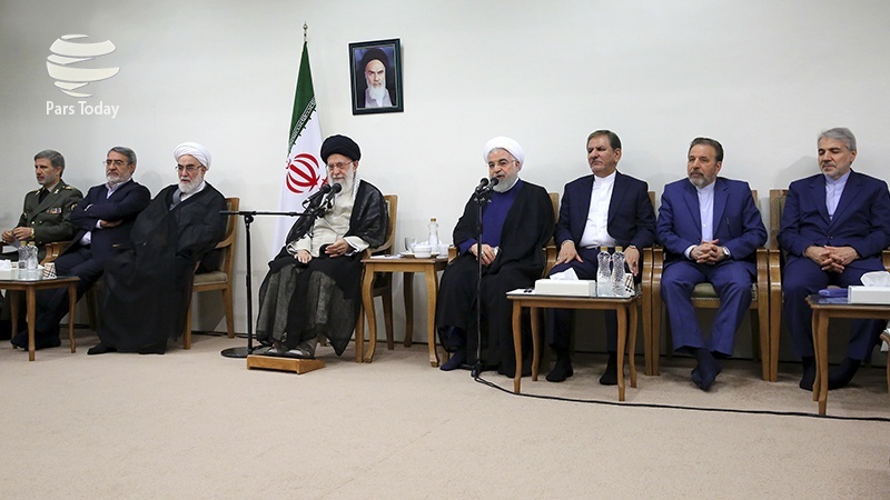 Líder iraní se reúne con el presidente y su gabinete ministerial+Fotos
