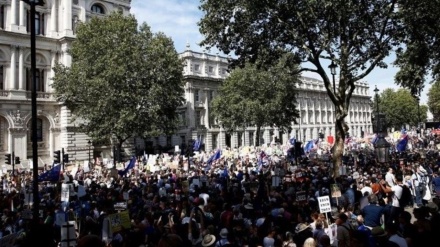 England: Demonstrationen gegen Zwangspause des Unterhauses