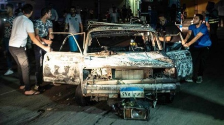 About 17 killed in car explosion in front of Egyptian capital