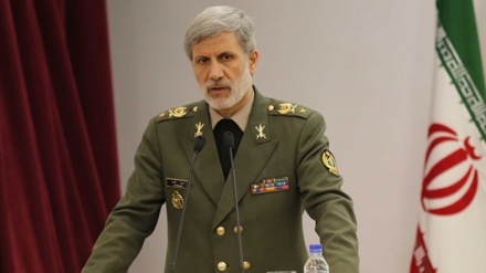 イラン国防軍需相が、防衛力の増大を強調