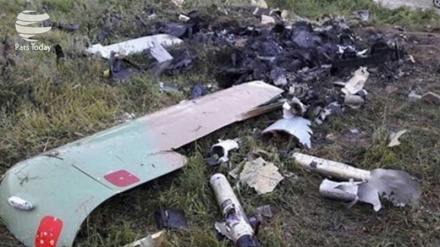 ارتش سوریه یک پهپاد تروریستها را سرنگون کرد