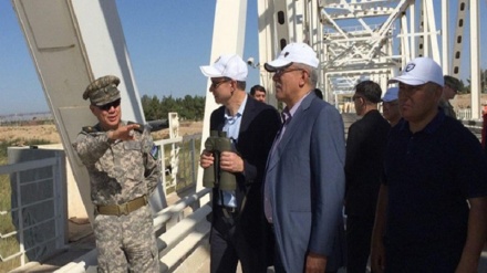 استقرار تجهیزات تشخیص مواد رادیواکتیو در مرز ازبکستان و افغانستان