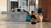 スペイン南東部での洪水