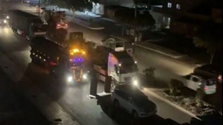 アメリカが、シリア北東部に１５０台の兵器積載トラックを派遣