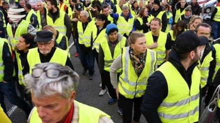 تظاهرات هواداران جلیقه زردهای فرانسه در ژنو