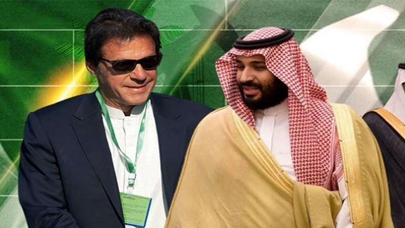 دیدار نخست وزیر پاکستان با پادشاہ و ولیعهد عربستان در ریاض 