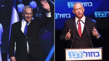 מספירת 95% הקולות: כחול לבן -33 מושבים הליכוד ב-32 