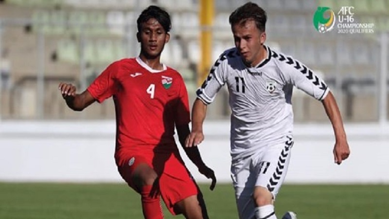 نخستین برد ملی‌پوشان ١٦ سال افغانستان در رقابت‌های مقدماتی جام ملت‌های آسیا