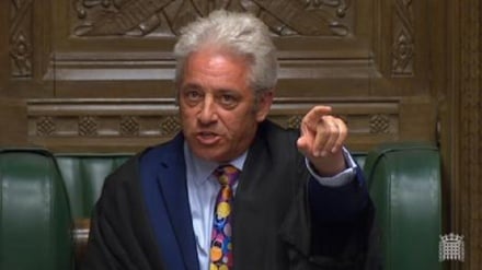 Brexit: Bercow, 'solo con ok Parlamento'