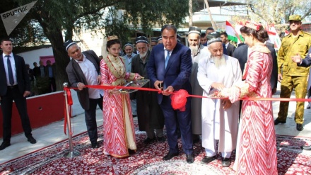 افتتاح پل دوستی درمرز مشترک تاجیکستان و قرقیزستان