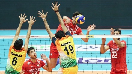 バレーボールアジア男子選手権で、イランがインドに勝利し準々決勝に進出