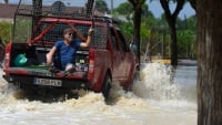 スペイン南東部での洪水