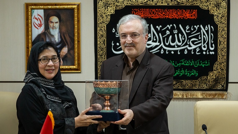 Pertemuan Menkes RI dan RII di Tehran.