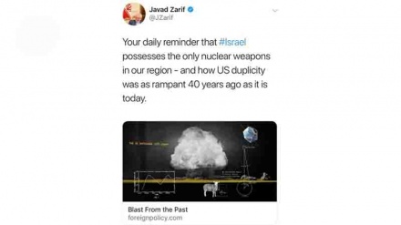 זריף לטראמפ: ישראל היא היחידה באזור עם נשק גרעיני