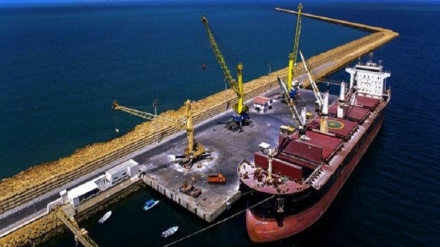 İroni Çabəhar portiku Əfğanistanı di təsərrufati məhsolon bə İ bə Ərəbon Əmirətion ixracat bedən