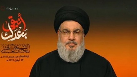 Насруллоҳ: муқовимат кучлари ҳеч қачон АҚШ ва сионистик режимга таслим бўлмайди