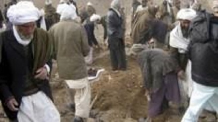امريکائي او افغان عسکرو  په ميدان وردګو کښې عامه افغانان وژلي او جومات يې سوزولے دے