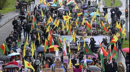 Protestdemonstrationen in Deutschland gegen türkische Syrien-Offensive