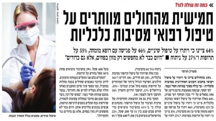 חמישית מהישראלים ויתרו על טיפול רפואי מסיבות כלכליות