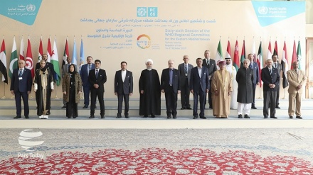 Qlobal səhiyyə təşkiloti şərği Mediteranə regioni səhiyyə vəziron iclosədə prezdent Ruhani iştırok