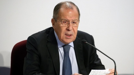 مخالفت لاوروف با موضع آمریکا در حمایت از رژیم صهیونیستی 