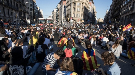Fotos+Video: Las capitales catalanas viven días de protestas 