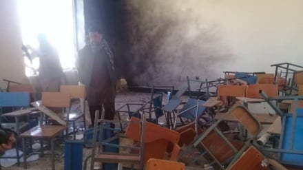 وقوع انفجار در دانشگاه غزنی افغانستان 