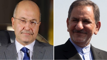 伊朗第一副总统与伊拉克总统举行电话通话