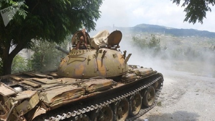 Suriye ordusu İdlib'in güney cephesine ağır teçhizat gönderdi